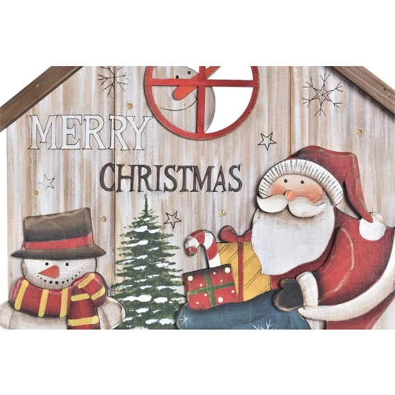 Dekoráció LED-es, akasztós 30x2x28 cm 2 féle