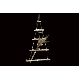 Dekoráció LED-es szárazvirág, akasztós 49x8x93 cm