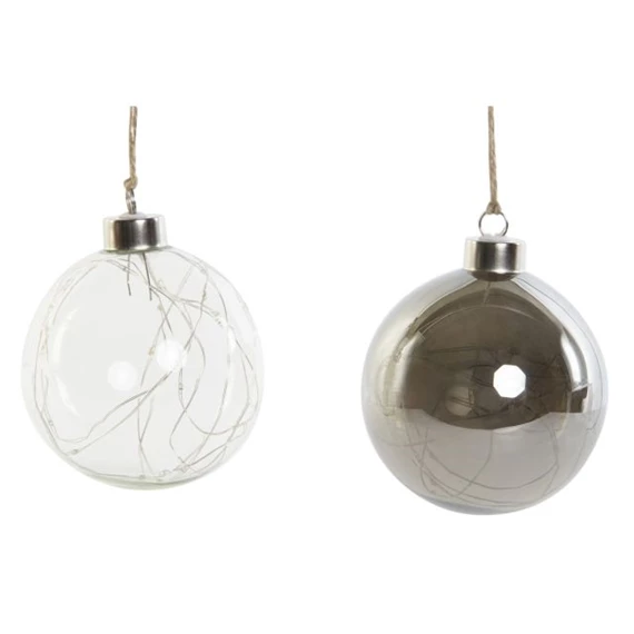 Dekoráció LED-es, akasztós 10x10x10 cm 2 féle