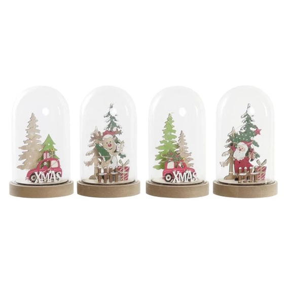 Dekoráció LED-es 11x11x19 cm 4 féle