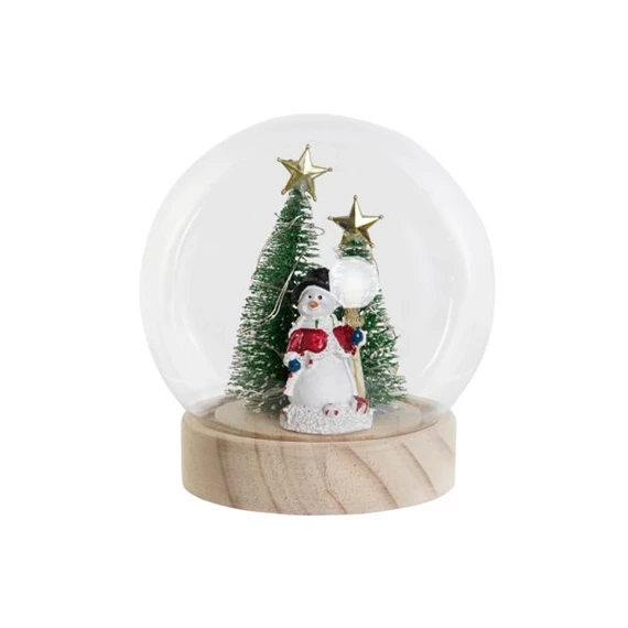 Dekoráció LED-es gömb 11x11x12 cm