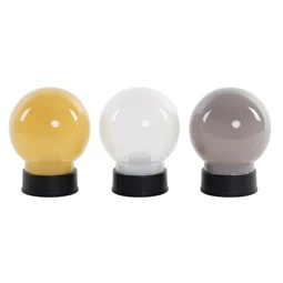 Dekoráció LED-es gömb 9x9x13 cm 3 féle