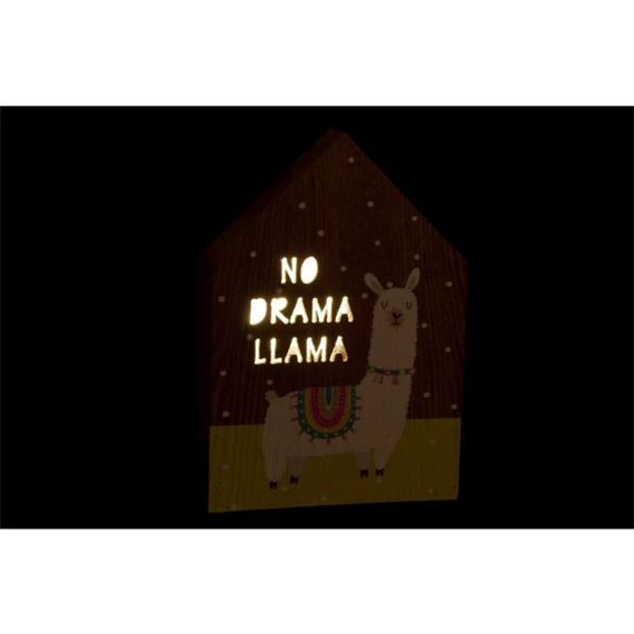 Dekoráció LED-es láma 17x3,5x25 cm 2 féle