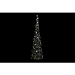 Dekoráció LED-es, stilizált fenyő 19x19x62 cm 2 féle