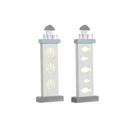 Dekoráció LED-es világítótorony 14x5,5x40 cm 2 féle
