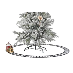 Dekoráció LED-es vonat mozgó, zenélő 136x136x15 cm