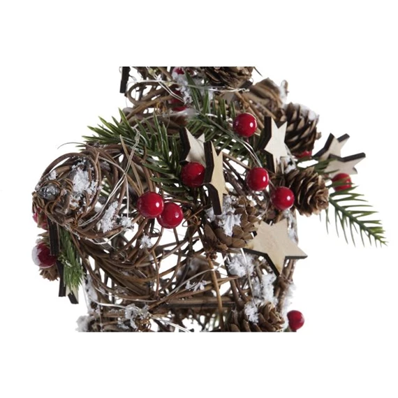 Dekoráció akasztós csillag 31x14x31 cm