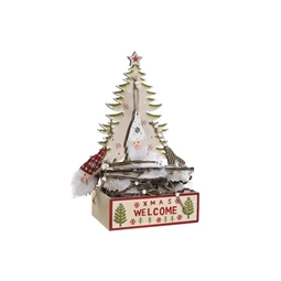 Dekoráció akasztós 18x12x32 cm 3 féle