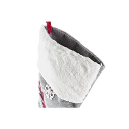 Dekoráció akasztós zokni 26x2x49 cm