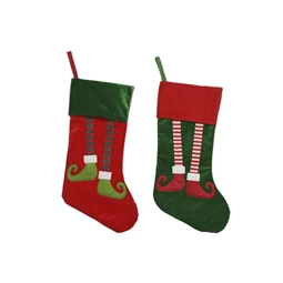 Dekoráció akasztós zokni 27x2x50 cm 2 féle