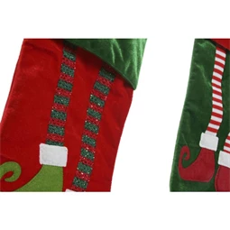 Dekoráció akasztós zokni 27x2x50 cm 2 féle