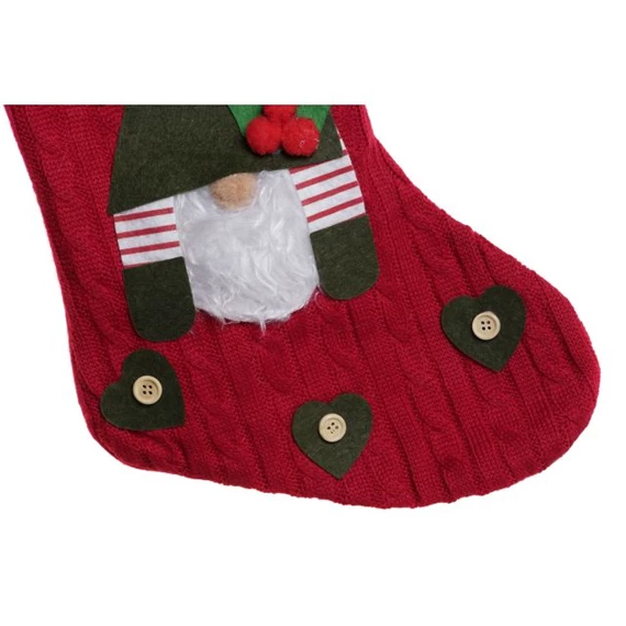 Dekoráció akasztós zokni 28x3x50 cm