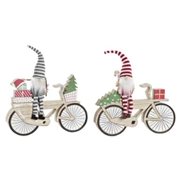 Dekoráció bicikli 21x1x21 cm 2 féle
