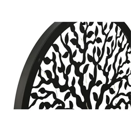 Dekoráció falra, LED-es fa 40x2x40 cm
