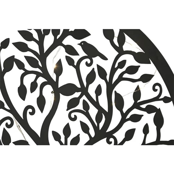 Dekoráció falra, LED-es fa 40x2x40 cm