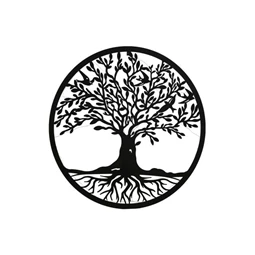 Dekoráció falra LED-es fa 60x2x60 cm