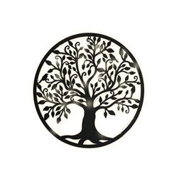 Dekoráció falra, LED-es fa 60x2x60 cm