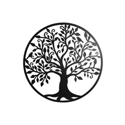 Dekoráció falra LED-es fa 99x2x99 cm