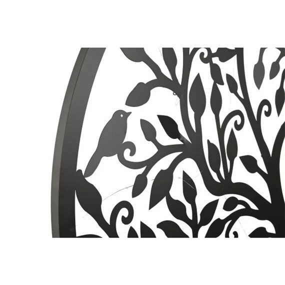 Dekoráció falra LED-es fa 99x2x99 cm