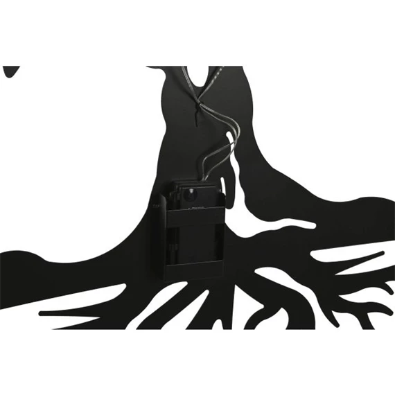 Dekoráció falra LED-es fa 99x2x99 cm