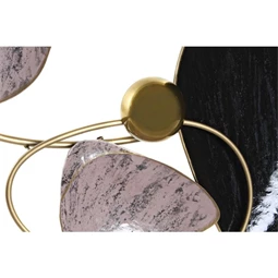 Dekoráció falra, absztrakt 123x10x65 cm