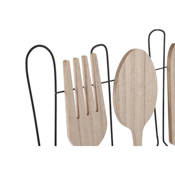 Dekoráció falra, evőeszköz 42x0,8x38 cm