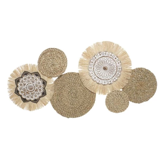 Dekoráció falra, fonott 127,6x7x66,7 cm