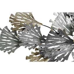 Dekoráció falra, leveles 65x10x127 cm