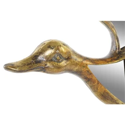 Dekoráció falra, kacsa alakú tükör 38x3x37 cm