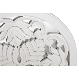 Dekoráció falra, tükörrel, virágos 40x1,5x40 cm