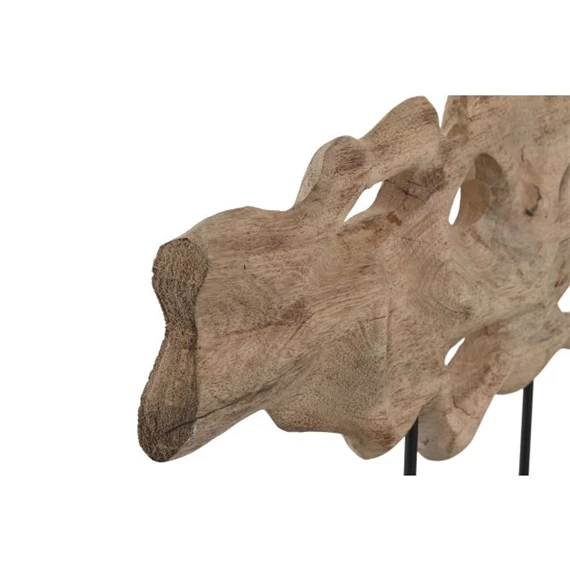 Dekoráció faragott 74x9x42 cm