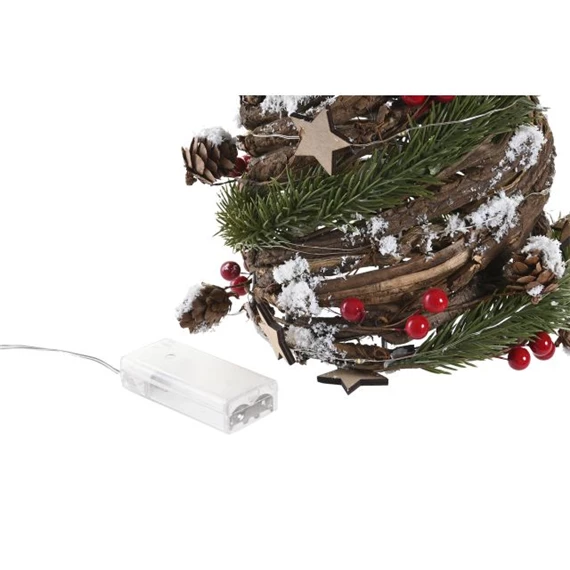 Dekoráció fenyő, LED-es 23x23x63 cm