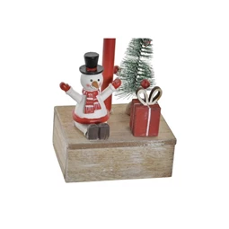 Dekoráció fenyő LED-es 15x7x38 cm