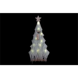 Dekoráció fenyő, LED-es 19x6x40 cm 3 féle