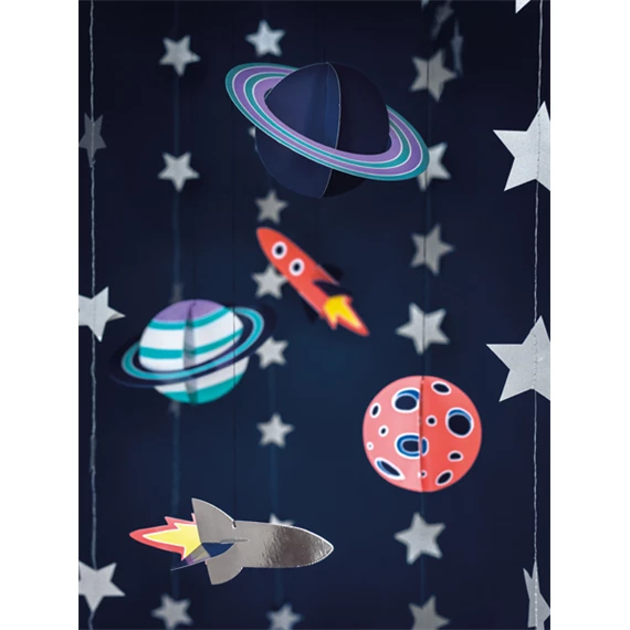 Dekoráció függő űr, kevert S/5