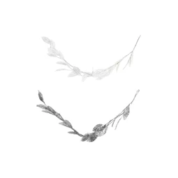 Dekoráció girland glitteres 10x2x120 cm 2 féle