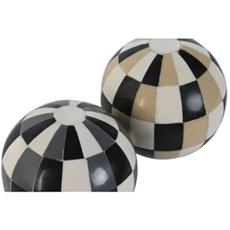 Dekoráció gömb 10x10x10 cm 2 féle