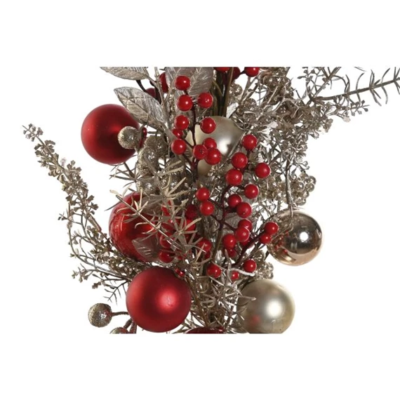 Dekoráció gömbökkel 20x20x60 cm