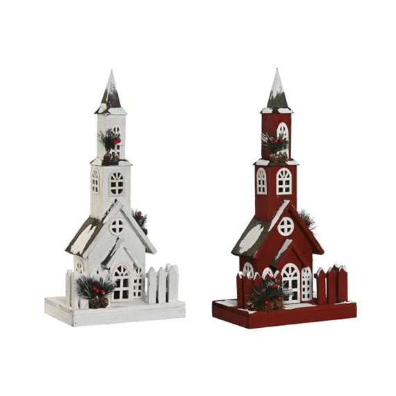 Dekoráció ház, LED-es 27x18x56 cm 2 féle