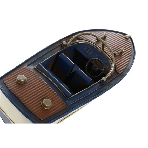 Dekoráció jármű csónak 31,5x14x13 cm 2 féle