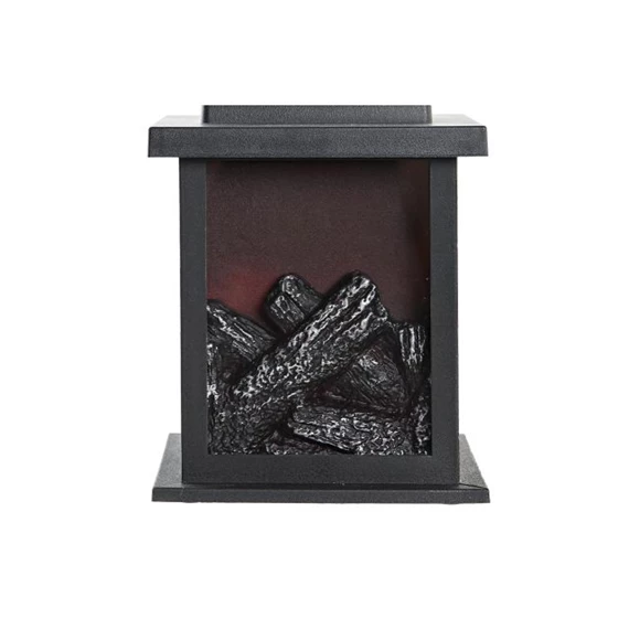 Dekoráció kandalló, LED-es 12x12x18 cm