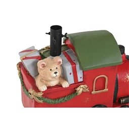 Dekoráció karácsonyfa talphoz vonat 56x21,5x37 cm