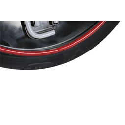 Dekoráció mikrofon LED-es 38x1,5x38 cm