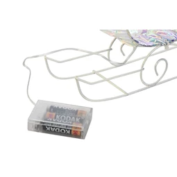 Dekoráció szán 45 LED-es 55x10x30 cm