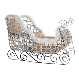 Dekoráció szánkó LED-es 90x46x62 cm