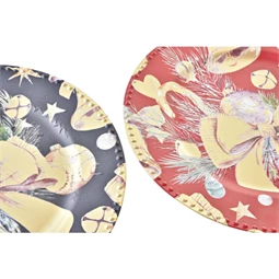 Dekoráció tányér 33x33x2 cm 2 féle