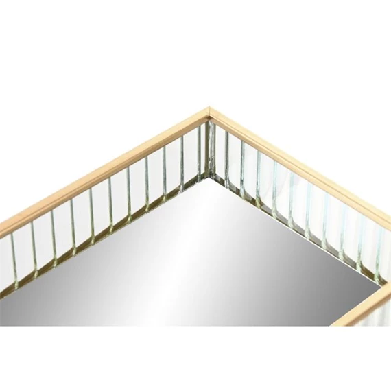 Dekoráció üvegtálca 30x15x4 cm