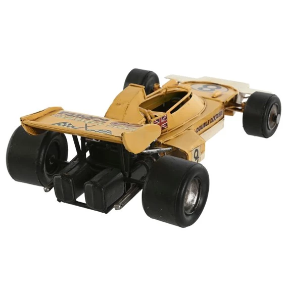 Dekoráció versenyautó 27x16x8 cm 2 féle