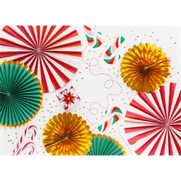 Dekorációs rozetták mix 26-43 cm S/3