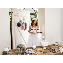 Dekorációs rozetták mix 38 cm, 25 cm, 21 cm, 19 cm, 14 cm S/5